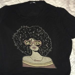 fashion nova “queen” shirt